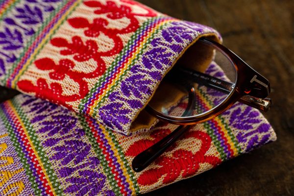 Damask cotton eyeglasses case - Cases, Cotton