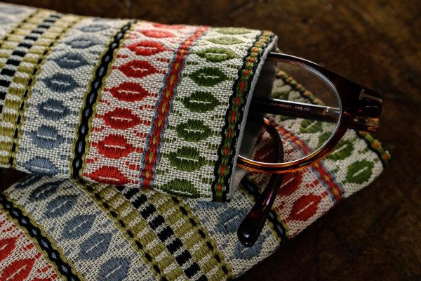 Multicolored cotton eyeglasses case - Cases, Cotton
