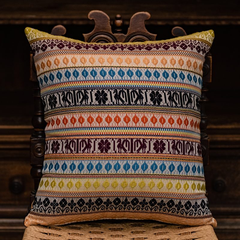 Cuscino cotone, cachemire e seta