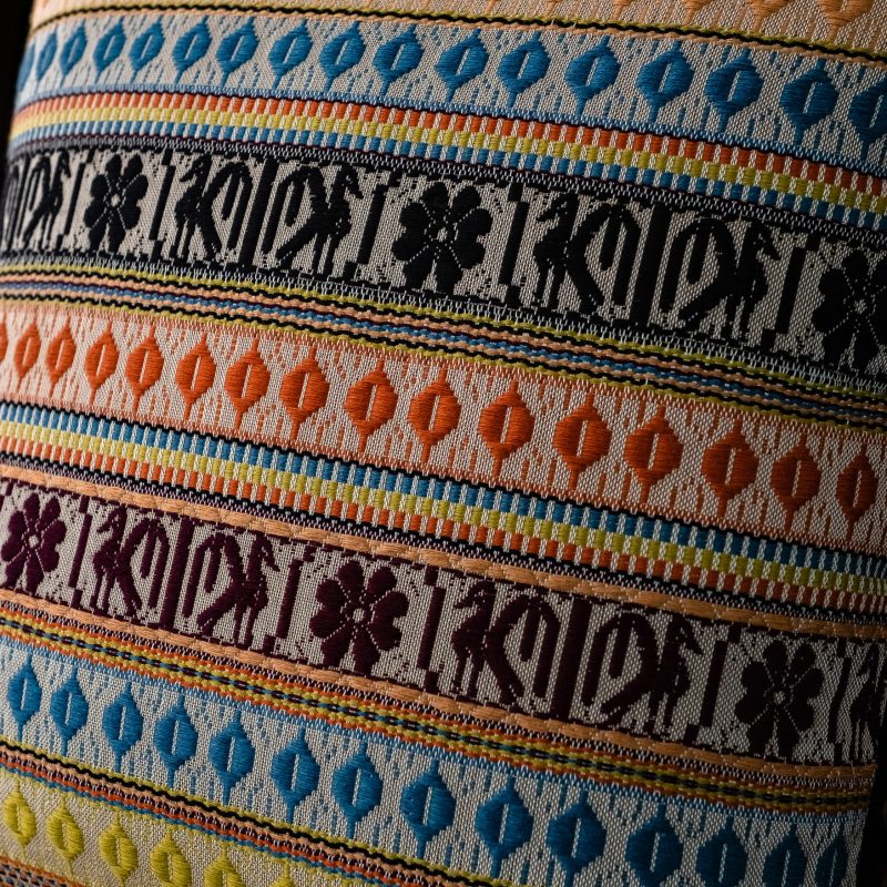 Cuscino cotone, cachemire e seta