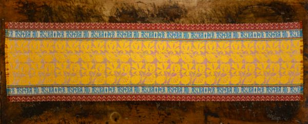 Cotton table runner “Pomegranate” yellow - Cotton, Table runners