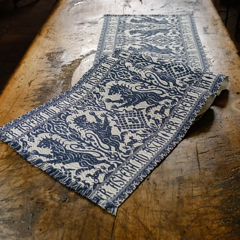 Centrotavola cotone “Leone rampante”